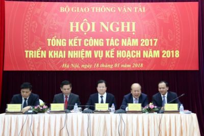 Bộ Giao thông vận tải tổ chức Hội nghị trực tuyến Tổng kết công tác năm 2017, triển khai nhiệm vụ kế hoạch năm 2018