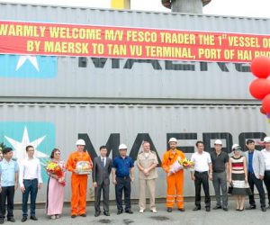 Cảng Hải Phòng đón tàu ESCO TRADER của Hãng tàu Maersk