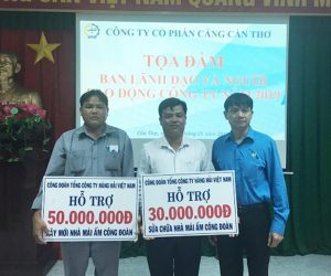 Công đoàn Hàng hải Việt Nam trao hai Mái ấm Công đoàn cho công nhân