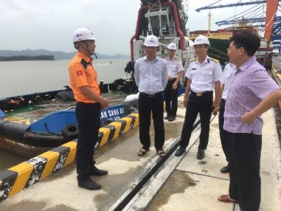 Cục trưởng Cục Hàng hải Việt Nam trực tiếp đến giám sát công tác phòng chống cơn bão số 03 tại Hải Phòng và Quảng Ninh