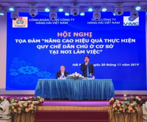 Công đoàn Tổng công ty phối hợp với Tổng công ty tổ chức Hội nghị tọa đàm “Nâng cao hiệu quả việc thực hiện quy chế dân chủ ở cơ sở tại nơi làm việc”