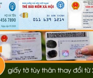 5 loại giấy tờ tùy thân thay đổi từ 2020