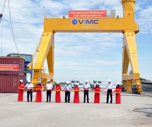 Vinalines Hậu Giang khánh thành cần cẩu có sức nâng 45 tấn hiện đại nhất ĐBSCL
