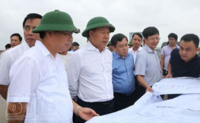 Thứ trưởng Nguyễn Văn Công làm việc với lãnh đạo tỉnh Thái Bình về quy hoạch cảng biển