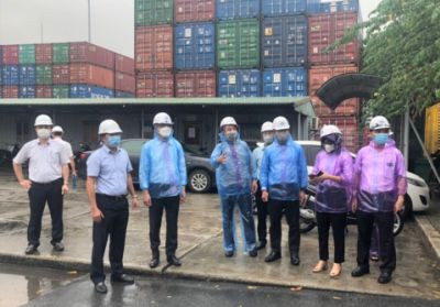Cục trưởng Nguyễn Xuân Sang tham gia Đoàn kiểm tra thực tế các cảng biển tại Hải Phòng