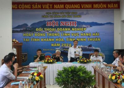 Cảng vụ Hàng hải Nha Trang tổ chức Hội nghị tuyên truyền, phổ biến pháp luật và đối thoại doanh nghiệp hoạt động trong lĩnh vực hàng hải tỉnh Khánh Hòa, tỉnh Ninh Thuận năm 2024