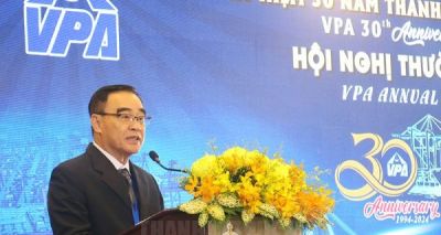 Hiệp hội Cảng biển Việt Nam (VPA) tổ chức lễ kỷ niệm 30 năm thành lập và phát triển