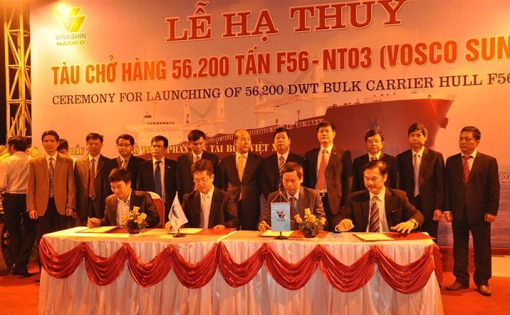 56,200 dwt bulk carrier named Vossco Sunrise launched